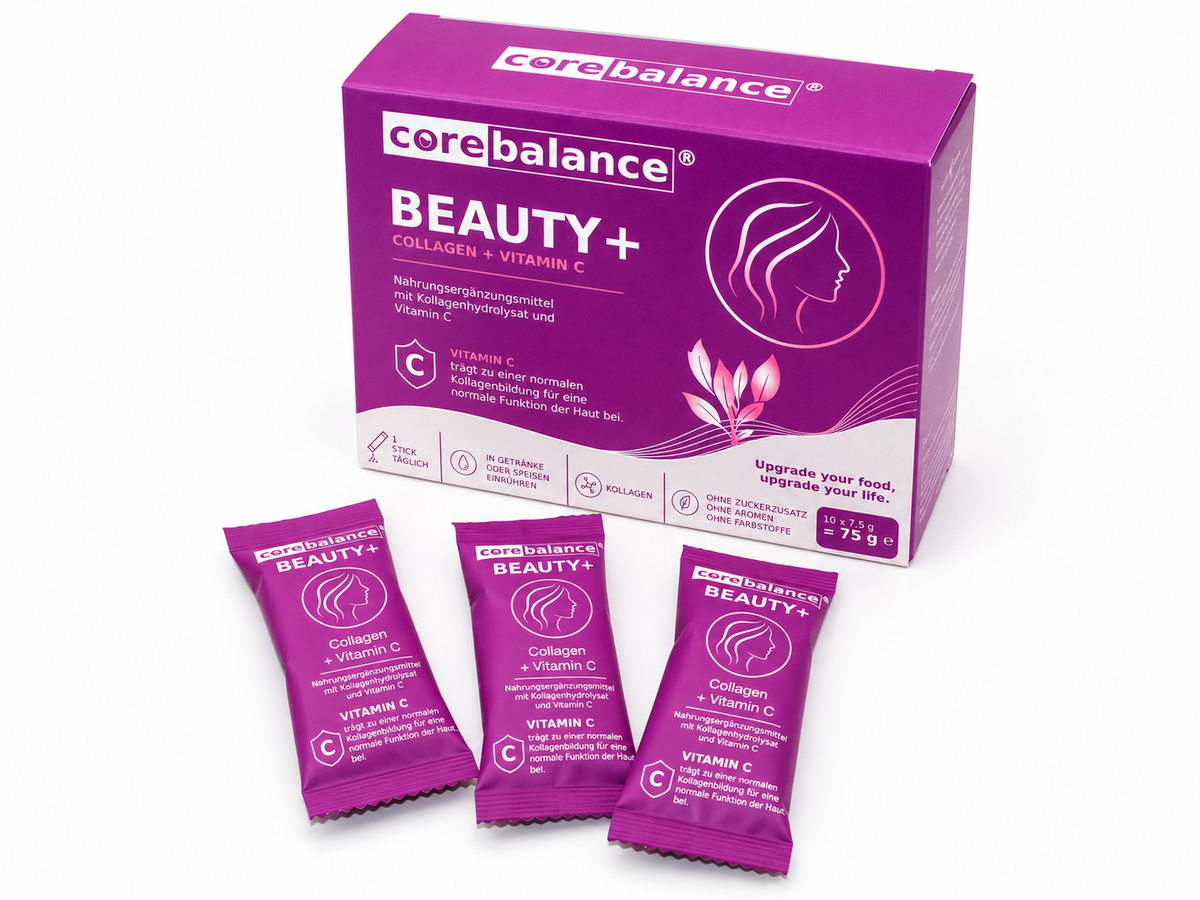 COREBALANCE BEAUTY+ | Kollagen & Vitamin C Stickpacks - 10 Sticks